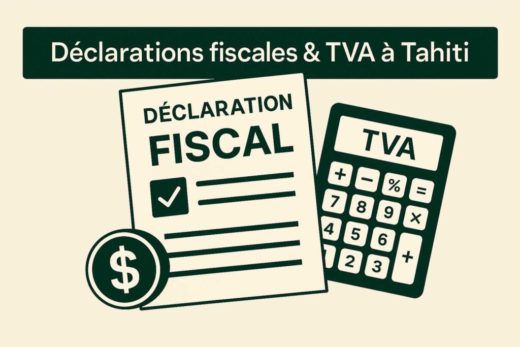 Déclarations fiscales et TVA en Polynésie française avec BC Compta : gestion des impôts sur les sociétés, impôt sur le revenu, taxe professionnelle polynésienne et suivi DICP pour les entreprises de Tahiti, Moorea, Bora Bora, Raiatea, Rangiroa, Fakarava et des Marquises.